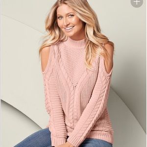 NWT cold shoulder sweater